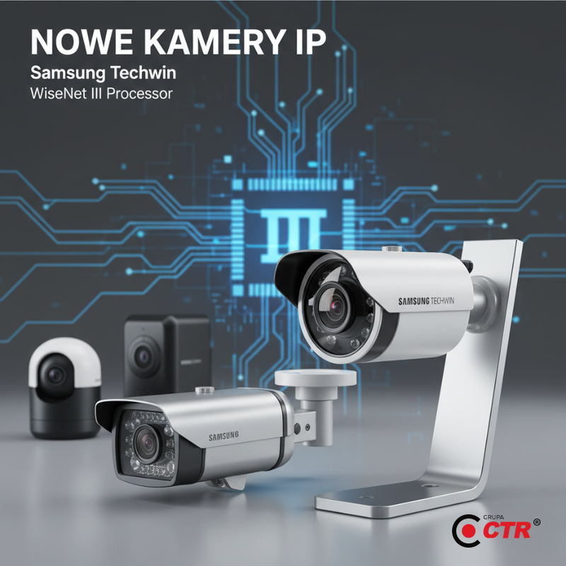 Nowe kamery IP Samsung Techwin z procesorem WiseNetIII